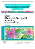 Complete Test Bank for Dewitt&rsquo;s Medical Surgical Nursing Concepts and Practice 4th Edition Stromberg &sol; All Chapters 1-49 &sol; With Questions And Correct Answers Wih Rationales And Case Study&period;