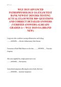 WGU D115 Advanced Pathophysiology OA Exam Test Bank &vert; 300&plus; Q&A &vert; Newest 2025&sol;2026