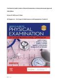 Test Bank for Seidel's Guide to Physical Examination&colon; An Interprofessional Approach 10th Edition  by Jane W&period; Ball&comma; Joyce E&period; Dains &vert;All Chapters &lpar;1 &ndash; 26&rpar; &vert; Expert Verified Answers with Explanations &vert; Graded A&plus;