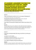 ATI LEGAL & ETHICAL ISS&comma;UES IN NURSING 2026 &vert; LEADERSHIP PROCTORED PREP