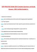 CEFP PRACTICE EXAM Questions with Correct Answers Pass the Exam&comma; 100&percnt; Verified &lpar;2026 &sol; 2027&rpar; Graded A&plus;