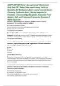 ACVREP-O&M 2026 Sensory Development Certification Exam Study Guide PDF &vert; Auditory Awareness Training&comma; Tactile and Kinesthetic Skill Development&comma; Spatial and Environmental Sensory Processing&comma; Echolocation Basics&comma; Sensory Integration for Orientation&comma; Enviro