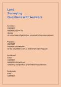 Land Surveying Questions With Answers