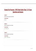 Virginia Fire Programs - EVOC Study Guide &lpar;Class 1&comma;2&comma;3&rpar; Exam Questions and Answers&period;
