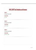 EVOC VDFP Test Questions and Answers