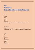 Air Methods Exam Questions With Answers&period;