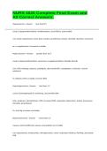 NURS 4020 Complete Final Exam and All Correct Answers&period;