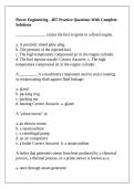 Power Engineering - 4B7 Practice Questions With Complete Solutions