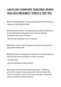 AAFCS 200 COMPOSITE TExES FINAL REVIEW 2026 HIGH-FREQUENCY TOPICS & TEST TIPS