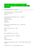 NURS 4020 Test 1 Questions with Guaranteed Pass Solutions 2025-2026 Updated&period;