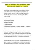 SHRM-CP Practice Test Questions with 100&percnt; solved -graded a&plus; verified