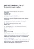 WCEI WCC Key Points &lpar;Day -2&rpar; Section 4-6 Exam-Graded A