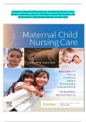 Complete Test Bank For Maternal Child Nursing Care 7th Edition by Shannon E&period; Perry&comma; Marilyn J&period; Hockenberry&comma; Mary Catherine Cashion All 50 Chapters Covered &vert; With Questions And Correct Answers  &vert; With Rationales And Case Study&period;