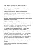 EDF 6222 FINAL EXAM REVIEW QUESTIONS