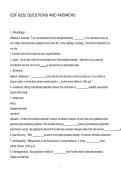 EDF 6222 QUESTIONS AND ANSWERS
