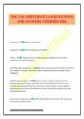 NSG 3111 MIDTERM EXAM QUESTIONS AND ANSWERS&period; VERIFIED 2026&period;