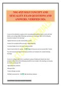 NSG 4525 SELF CONCEPT AND SEXUALITY EXAM QUESTIONS AND ANSWERS&period; VERIFIED 2026&period;