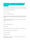 Jean Inman - Domain 1 Questions and Already Passed Solutions 2025-2026 Updated&period;