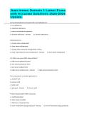 Jean Inman Domain 1 Latest Exam with Accurate Solutions 2025-2026 Update&period;