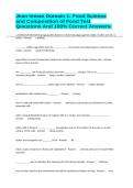 Jean Inman Domain 1&colon; Food Science and Composition of Food Test Questions And 100&percnt; Correct Answers&period;