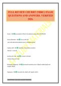FULL REVIEW CRT&sol;RRT &lpar;NBRC&rpar; EXAM QUESTIONS AND ANSWERS&period; VERIFIED 2026&period;