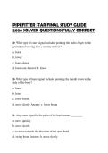 PIPEFITTER STAR FINAL STUDY GUIDE 2026 SOLVED QUESTIONS FULLY CORRECT