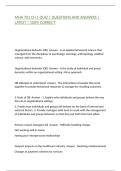 MHA 701 CH 1 QUIZ &vert; QUESTIONS AND ANSWERS &vert; LATEST &vert; 100&percnt; CORRECT
