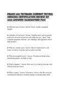 PRAXIS 5101 TESTBANK CURRENT TESTING VERSIONS CERTIFICATION REVIEW SET 2026 ANSWERS GUARANTEED PASS