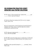 SDI DIVEMASTER PRACTICE SCRIPT UPDATED 2026 TESTED SOLUTIONS