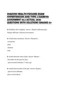 SHADOW HEALTH FOCUSED EXAM HYPERTENSION AND TYPE 2 DIABETES ASSIGNMENT 10&period;2 ACTUAL 2026 QUESTIONS WITH SOLUTIONS GRADED A&plus;