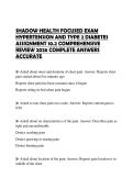 SHADOW HEALTH FOCUSED EXAM HYPERTENSION AND TYPE 2 DIABETES ASSIGNMENT 10&period;2 COMPREHENSIVE REVIEW 2026 COMPLETE ANSWERS ACCURATE