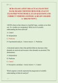 BCBA EXAM LATEST 2026 ACTUAL EXAM TEST  BANK&vert; BOARD CERTIFIED BEHAVIOR ANALYST  EXAM PREP WITH 550 REAL EXAM QUESTIONS AND  CORRECT VERIFIED ANSWERS&sol; ALREADY GRADED  A&plus; &lpar;BRAND NEW&excl;&excl;&rpar;