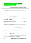 Practice Test Questions - CLEP&colon; Biology and Answers&period;