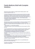 Family Medicine Shelf with Complete Solutions