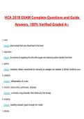HCA 201B EXAM Questions with Correct Answers Pass the Exam&comma; 100&percnt; Verified &lpar;2026 &sol; 2027&rpar; Graded A&plus;