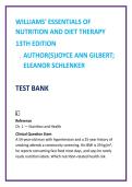 Williams&rsquo; Essentials of Nutrition Test Bank 13th Ed &vert; Nursing Nutrition MCQs &vert; MNT Study Guide 2026