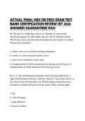 ACTUAL FINAL HESI OB PEDS EXAM TEST BANK CERTIFICATION REVIEW SET 2026 ANSWERS GUARANTEED PASS
