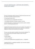 N120 ACS ADAPTIVE QUIZ &vert; QUESTIONS AND ANSWERS &vert; SOLVED 100&percnt; CORRECT