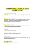 NU 508 Quiz 3&comma; Week 9 2026&ndash;2027 &vert; Questions & Answers &vert; A&plus; Grade Study Guide