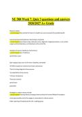 NU 508 Week 7&comma; Quiz 3 2026&ndash;2027 &vert; Questions & Answers &vert; A&plus; Grade Study Guide