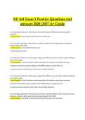 NU 641 Exam 1 2026&ndash;2027 &vert; Practice Questions & Answers &vert; A&plus; Grade Study Guide