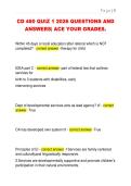 CD 480 QUIZ 1 2026 QUESTIONS AND  ANSWERS&vert; ACE YOUR GRADES&period; 