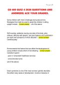 CD 480 QUIZ 4 2026 QUESTIONS AND  ANSWERS&vert; ACE YOUR GRADES&period;