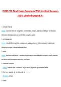 ISTM 210 Final Exam Questions with Correct Answers Pass the Exam&comma; 100&percnt; Verified &lpar;2026 &sol; 2027&rpar; Graded A&plus;
