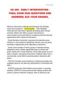 CD 480 - EARLY INTERVENTION -  FINAL EXAM 2026 QUESTIONS AND  ANSWERS&vert; ACE YOUR GRADES&period; 