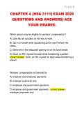 CHAPTER 4 &lpar;HSA 3111&rpar; EXAM 2026  QUESTIONS AND ANSWERS&vert; ACE  YOUR GRADES&period; 