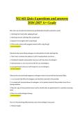 NU 641 Quiz 4 2026&ndash;2027 &vert; Questions & Answers &vert; A&plus; Grade Study Guide