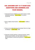 CHL IAHCSMM CHP 13-17 EXAM 2026  QUESTIONS AND ANSWERS&vert; ACE  YOUR GRADES&period;