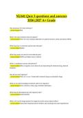 NU 641 Quiz 3 2026&ndash;2027 &vert; Questions & Answers &vert; A&plus; Grade Verified Solutions