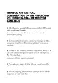 STRATEGIC AND TACTICAL CONSIDERATIONS ON THE FIREGROUND 4TH EDITION GLOBAL JIM SMITH TEST BANK ALL CHAPTERS 100&percnt; ORIGINAL VERIFIED CERTIFICATION REVIEW SET 2026 ANSWERS GUARANTEED PASS